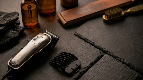 Professional hair clippers for a skin fade at Republic Of Barbers, Unley Road, Adelaide