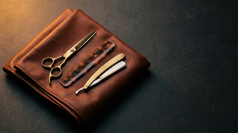 Premium barbering tools at Republic Of Barbers, men's haircut on Unley Road, Malvern